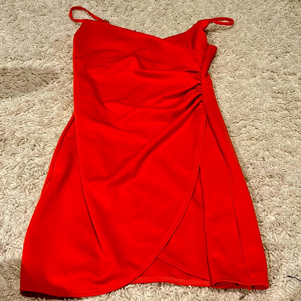 burnt orange Fall Dress
